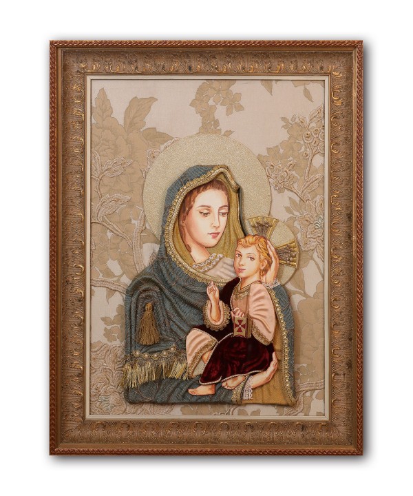 The Virgin Mary And Child Painting 3D