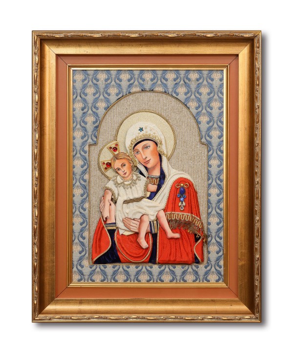 The Virgin Mary And Child Oil Painting 3D