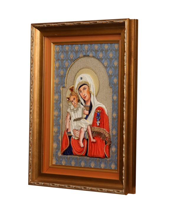 The Virgin Mary And Child Oil Painting 3D