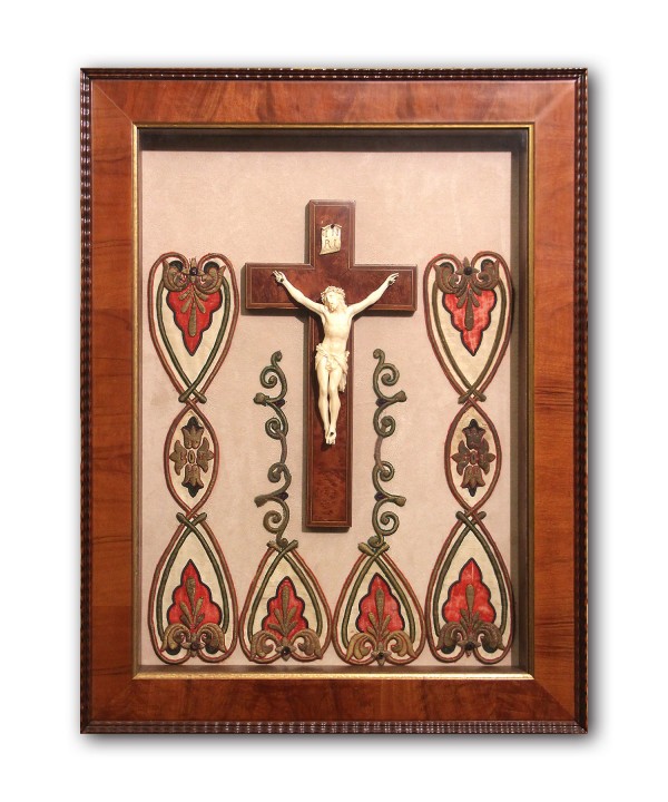 The Wooden Cross And The Christ