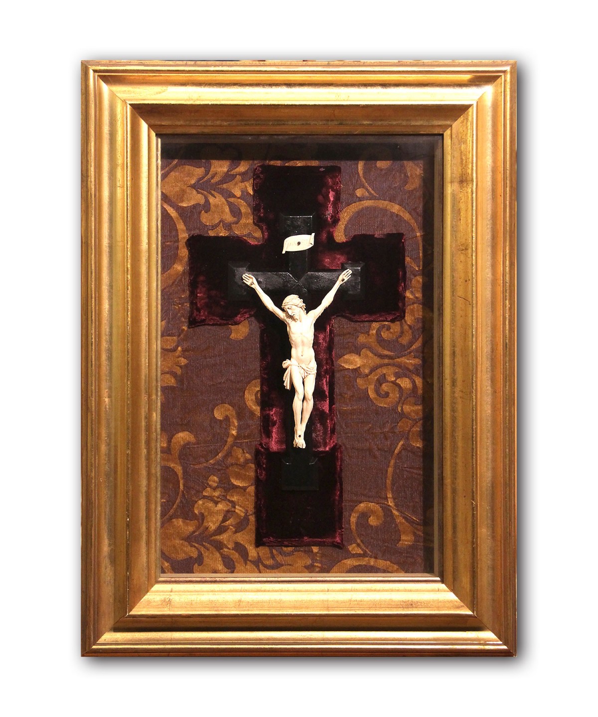 The Cross And Christ with Fabric