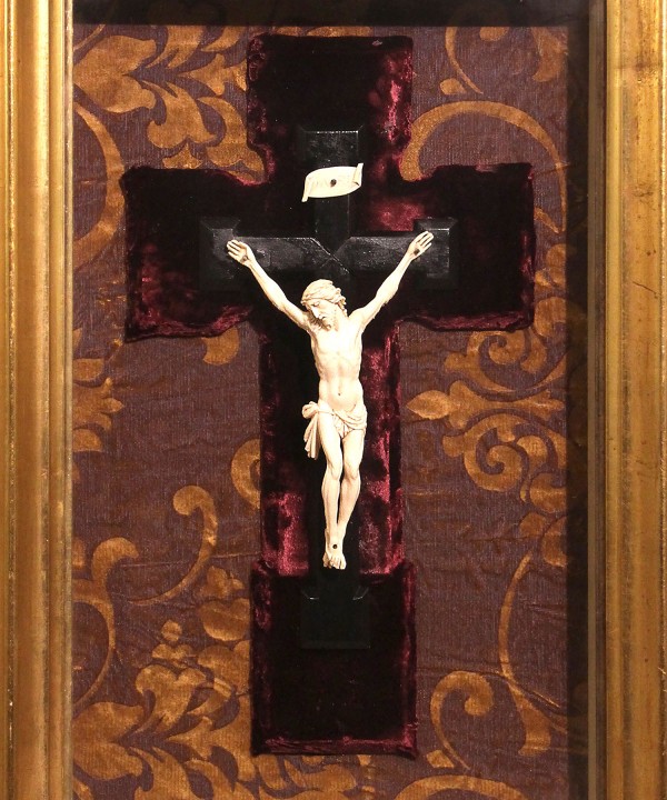 The Cross And Christ with Fabric