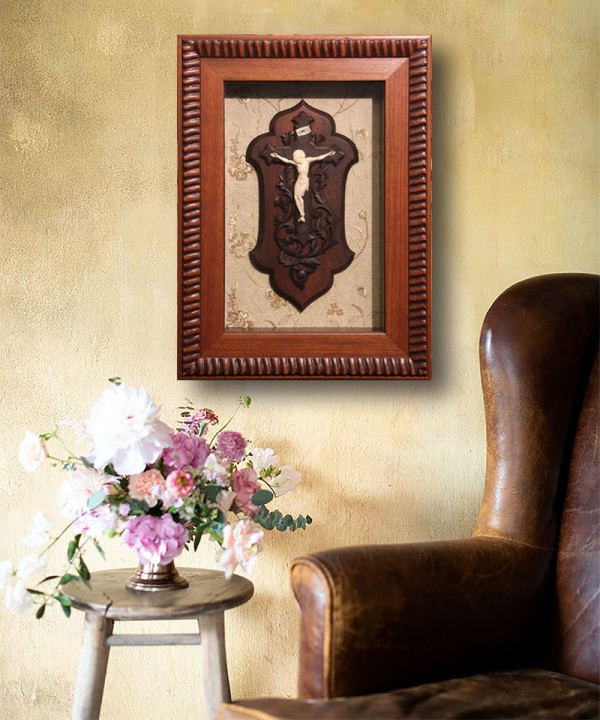 The Cross In Carved Wood