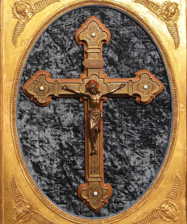 The Cross And The Crucifix In Copper