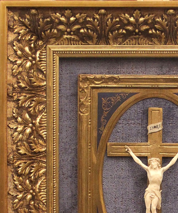 The Christ In Golden Frame