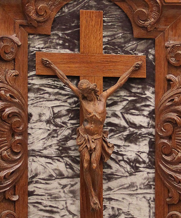 The Christ In Carved Frame